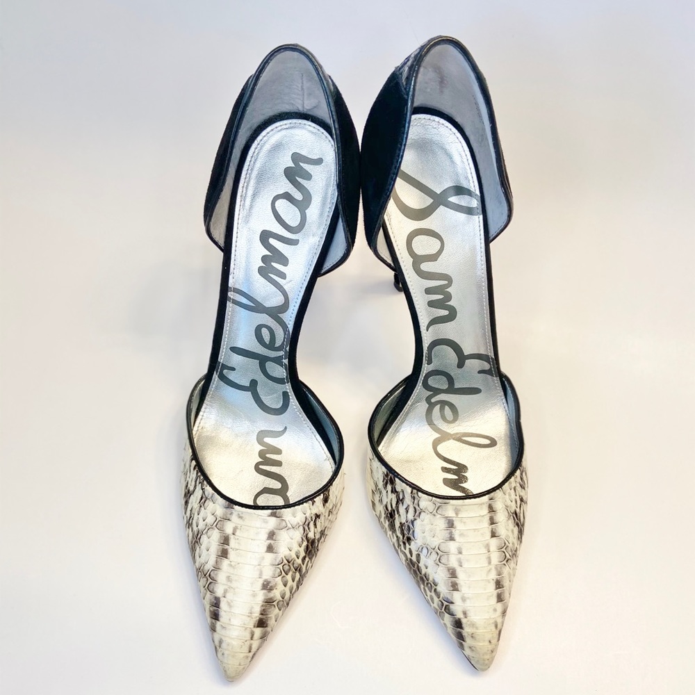 HP✨Sam Edelman Snakeskin Heels Women’s Shoes